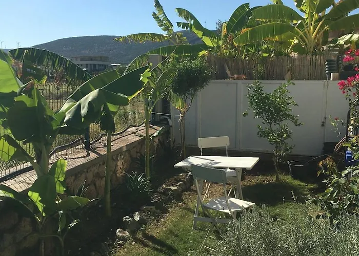 Urla'da Tatli, Huzurlu, Bahceli Bir Ev Hébergement de vacances Urla